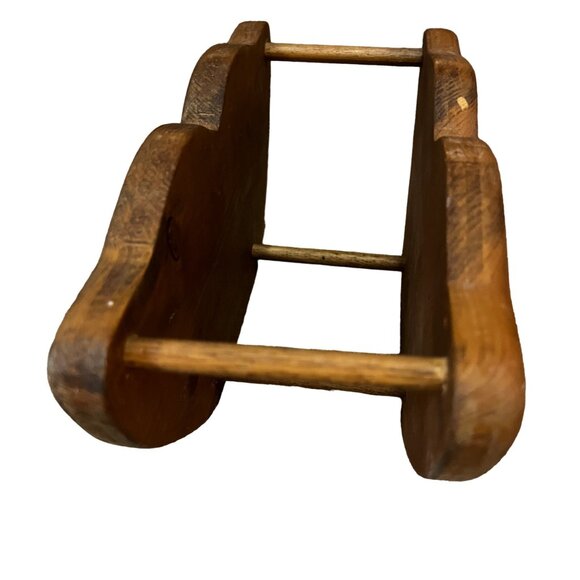 Hand-Painted Wooden Napkin/Mail Holder With Hummingbird Design - Picture 5 of 7